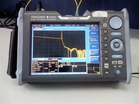 Test OTDR su fibra ottica